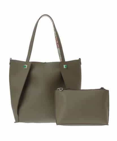RP5CG02150 HIROKO BIS GRANDE 【インバッグ付き】フェイクレザープリントバッグ