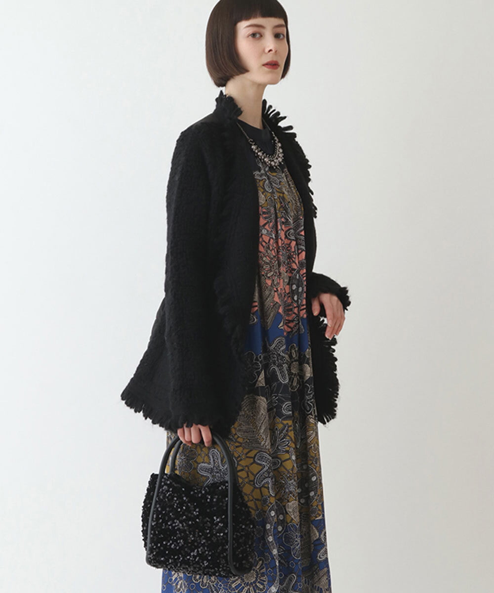 RP5CV08170 HIROKO BIS(ヒロコ ビス) スパンコールバッグ ブラック