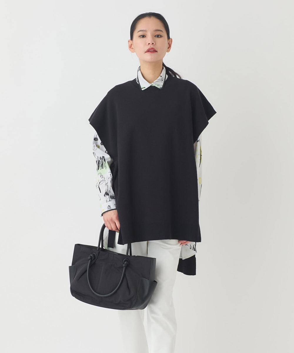 RP5DD09140 HIROKO BIS(ヒロコ ビス) 【2WAY】ハンドル2WAYトートバッグ ライトグレー