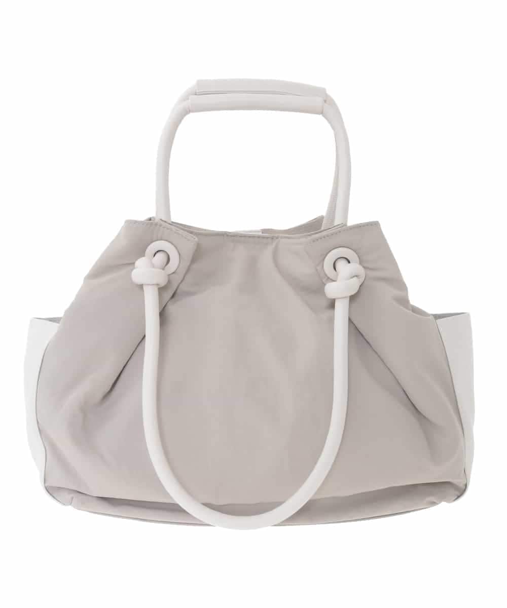 RP5DD09140 HIROKO BIS(ヒロコ ビス) 【2WAY】ハンドル2WAYトートバッグ ライトグレー