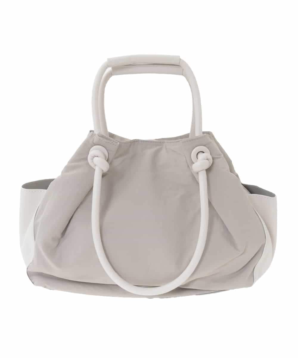 RP5DD09140 HIROKO BIS(ヒロコ ビス) 【2WAY】ハンドル2WAYトートバッグ ライトグレー