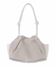 RP5DD09140 HIROKO BIS(ヒロコ ビス) 【2WAY】ハンドル2WAYトートバッグ ライトグレー