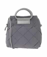 RP5ED30130 HIROKO BIS(ヒロコ ビス) 【2WAY】イントレチャート2WAYショルダーバッグ ダークグレー