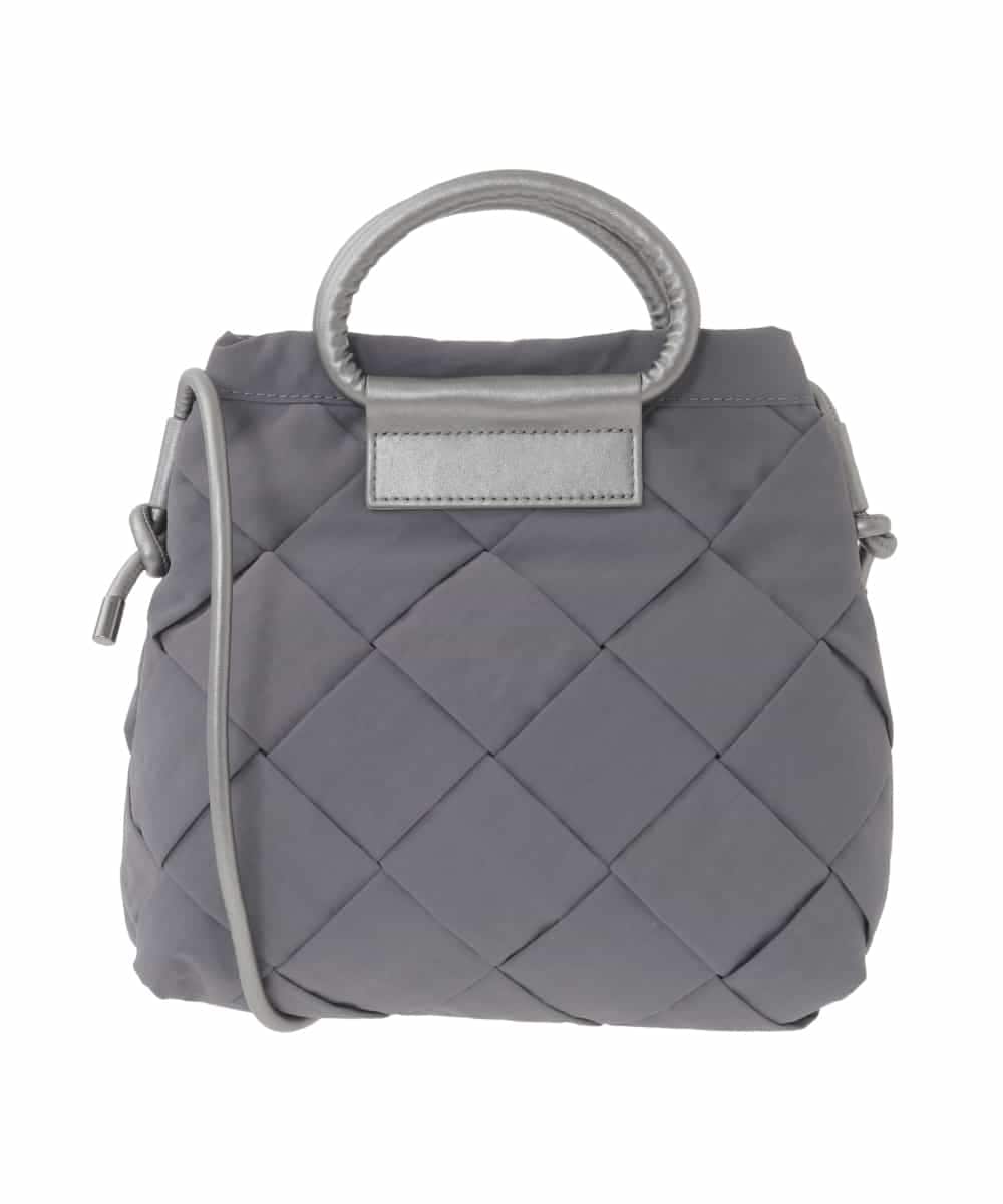 RP5ED30130 HIROKO BIS(ヒロコ ビス) 【2WAY】イントレチャート2WAYショルダーバッグ ダークグレー