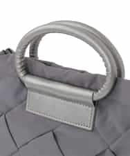 RP5ED30130 HIROKO BIS(ヒロコ ビス) 【2WAY】イントレチャート2WAYショルダーバッグ ダークグレー