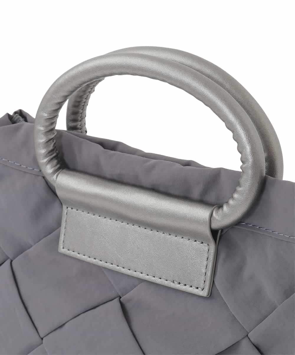 RP5ED30130 HIROKO BIS(ヒロコ ビス) 【2WAY】イントレチャート2WAYショルダーバッグ ダークグレー