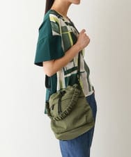 RP5FB09140 HIROKO BIS(ヒロコ ビス) ナイロンユーティリティバッグ グリーン