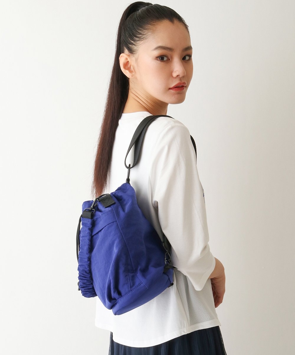 RP5FB09140 HIROKO BIS(ヒロコ ビス) ナイロンユーティリティバッグ ブルー