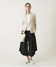 RP5FD09130 HIROKO BIS(ヒロコ ビス) 【2WAY】カットワーク2WAYバッグ アイボリー