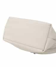 RP5FD09130 HIROKO BIS(ヒロコ ビス) 【2WAY】カットワーク2WAYバッグ アイボリー