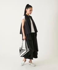 RP5FD10090 HIROKO BIS(ヒロコ ビス) ランダムストライプニットバッグ ブルー