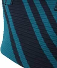 RP5FD10090 HIROKO BIS(ヒロコ ビス) ランダムストライプニットバッグ ブルー