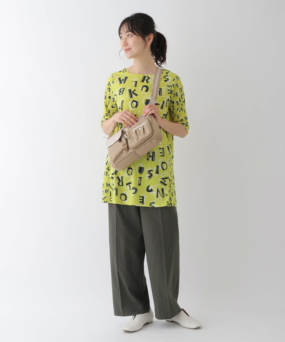 RP5GT11130 HIROKO BIS(ヒロコ ビス) ポケットデザインサコッシュ ベージュ