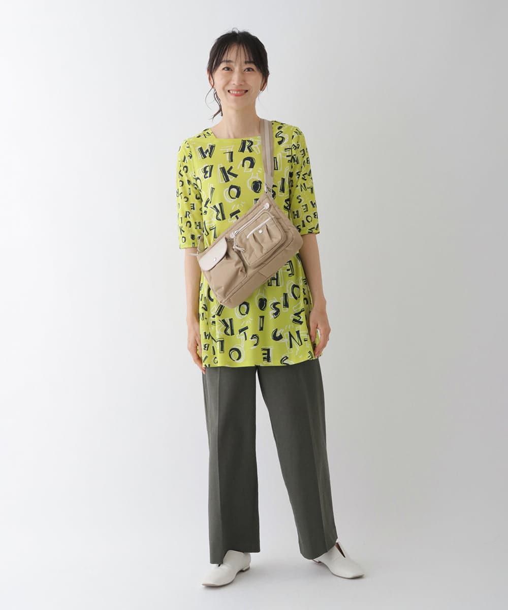 RP5GT11130 HIROKO BIS(ヒロコ ビス) ポケットデザインサコッシュ ベージュ