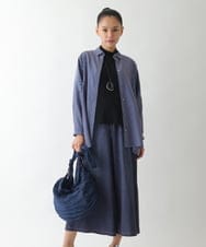 RP5JB05140 HIROKO BIS(ヒロコ ビス) プリーツショルダーバッグ ブルー