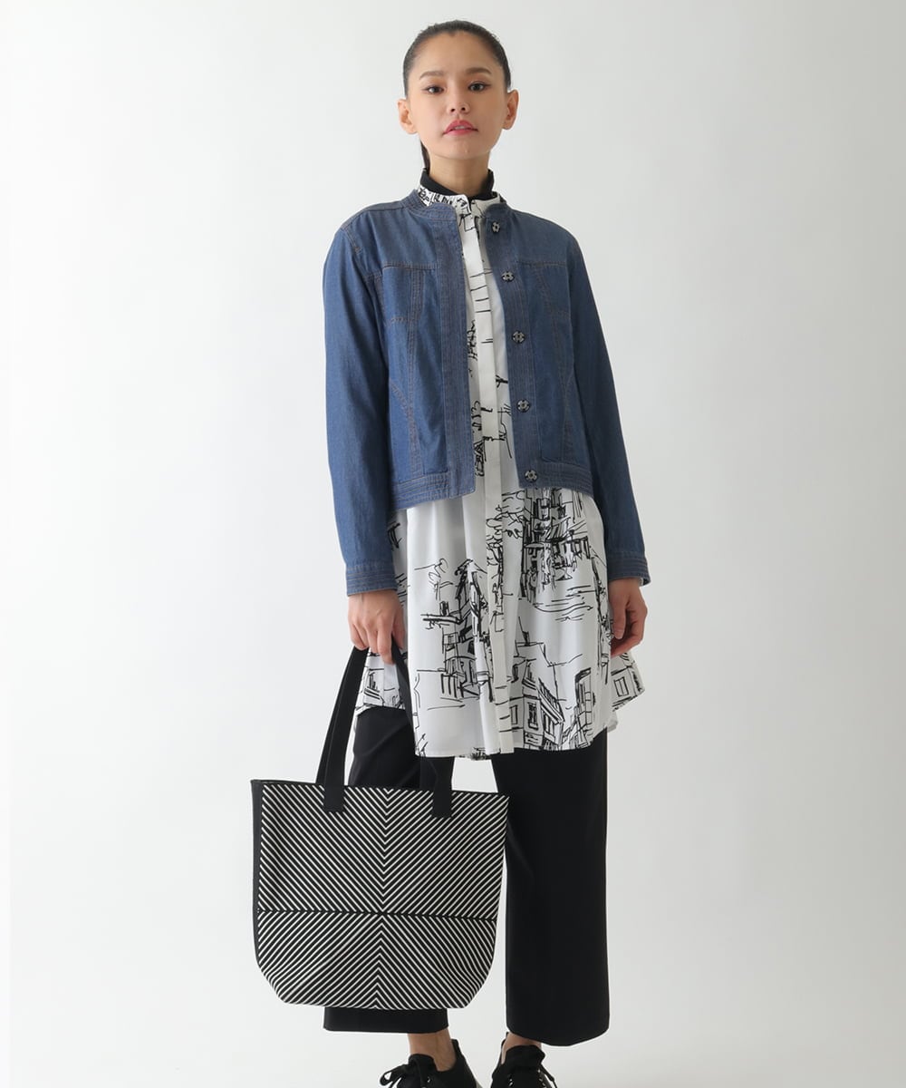 Hiroko Higa 　ハンドメイド ジオメトリックニットバッグ(トートバッグ) | HIROKO BIS(ヒロコ