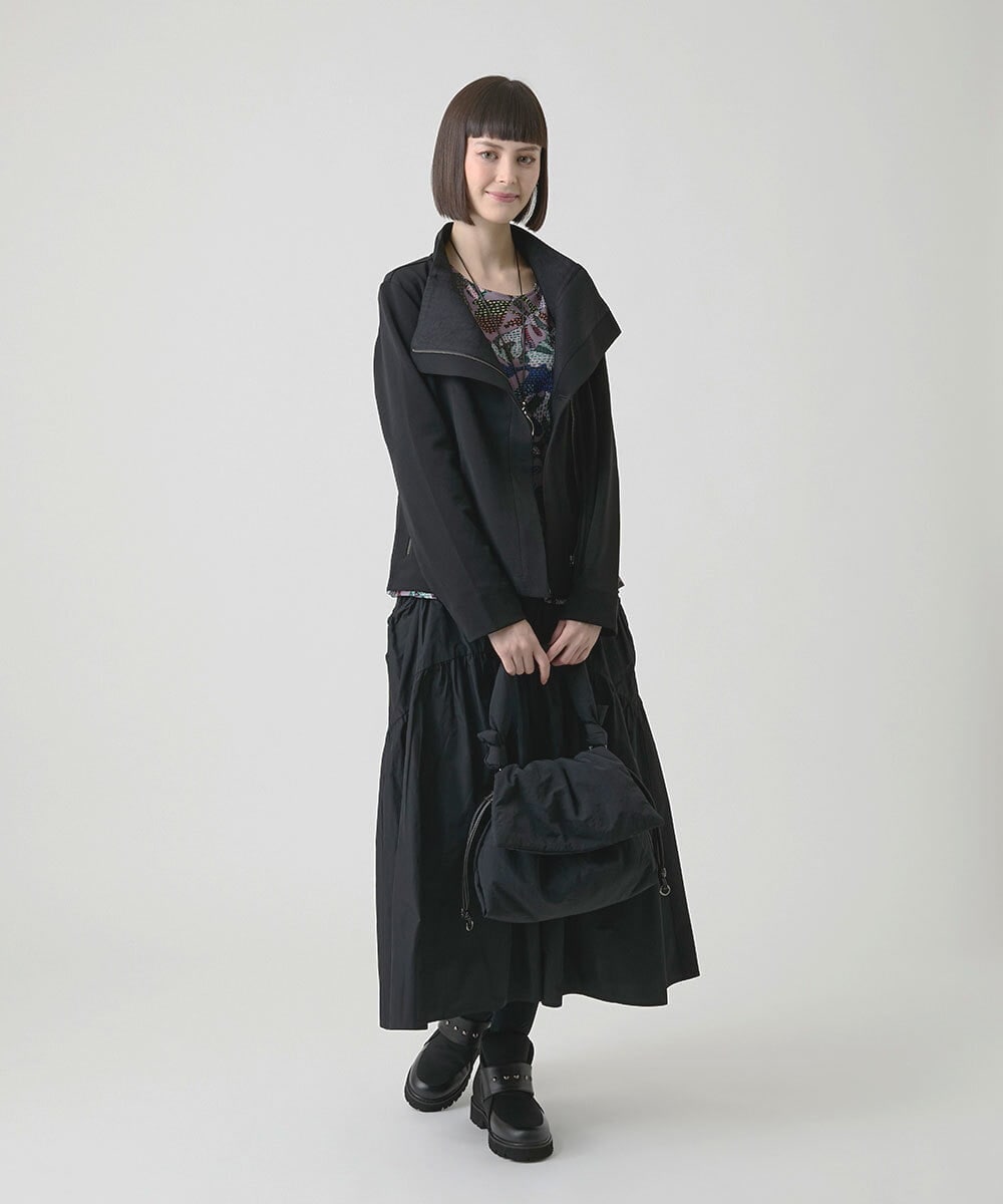 RP5JD05150 HIROKO BIS(ヒロコ ビス) フラップ2WAYバッグ ブラック
