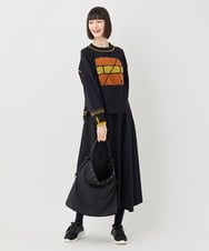 RP5LB14150 HIROKO BIS(ヒロコ ビス) スタッズショルダーバッグ ネイビー