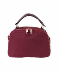 RP5LE15150 HIROKO BIS(ヒロコ ビス) ファスナーディテールバッグ レッド