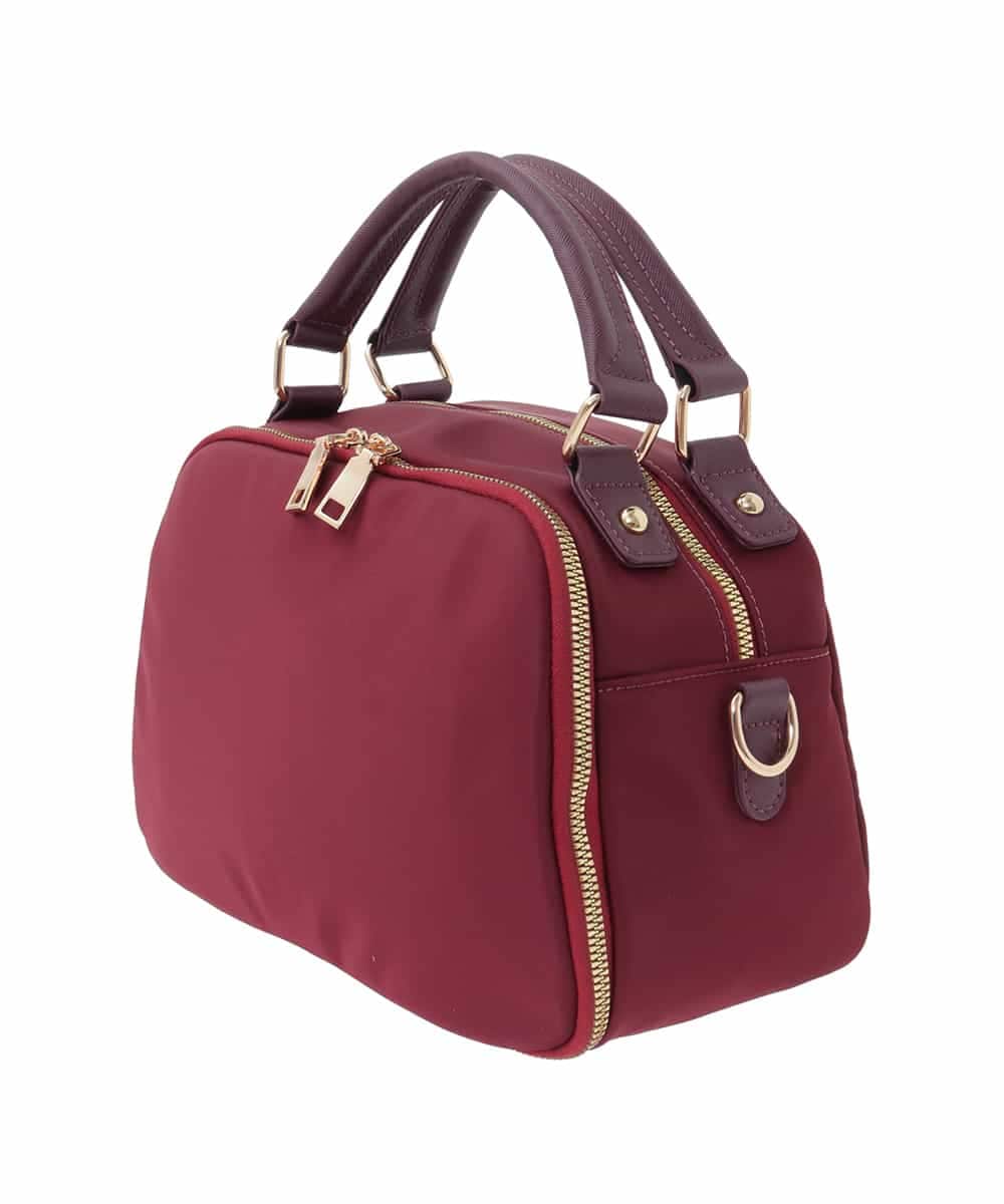 RP5LE15150 HIROKO BIS(ヒロコ ビス) ファスナーディテールバッグ レッド