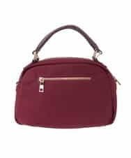 RP5LE15150 HIROKO BIS(ヒロコ ビス) ファスナーディテールバッグ レッド