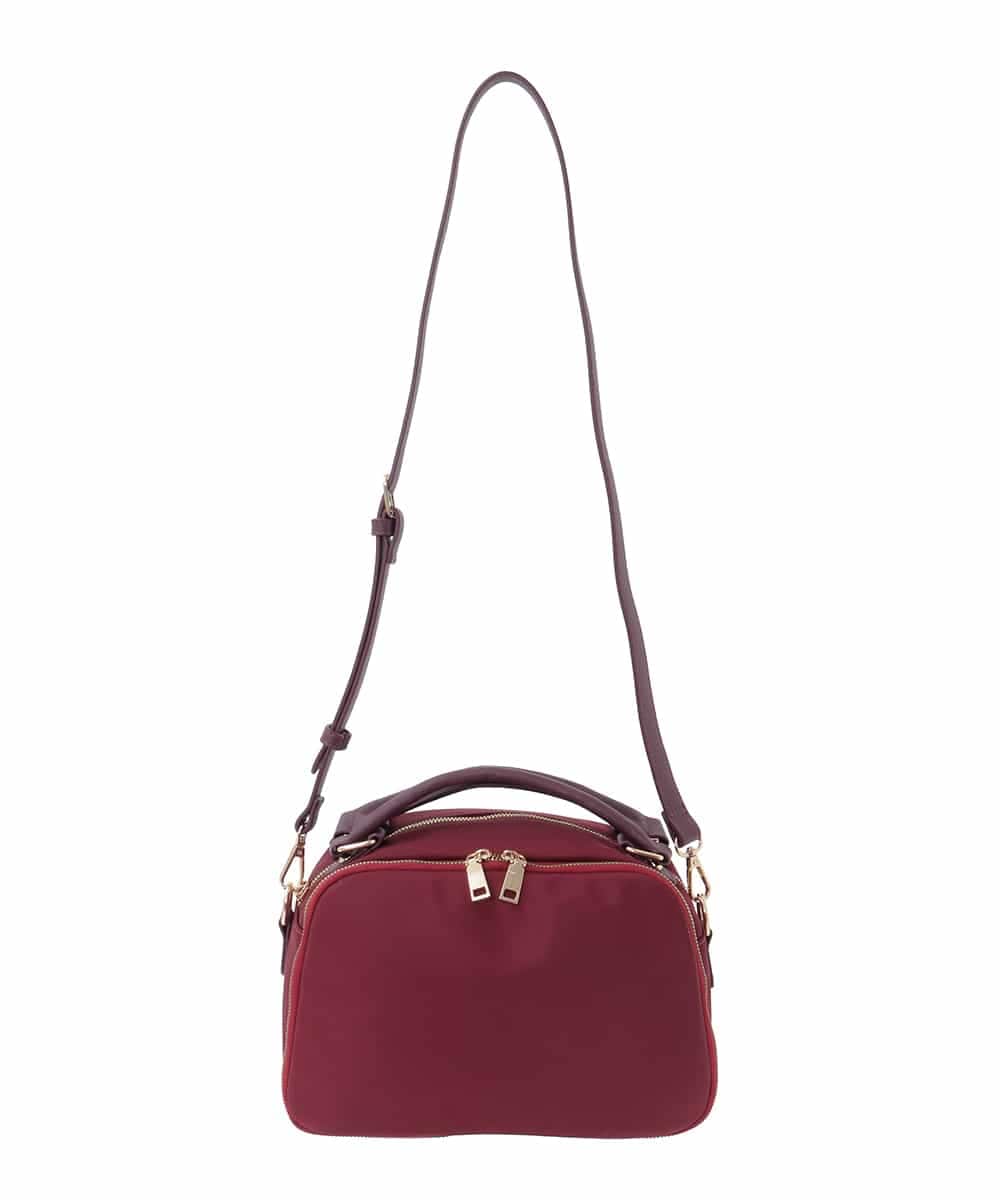 RP5LE15150 HIROKO BIS(ヒロコ ビス) ファスナーディテールバッグ レッド