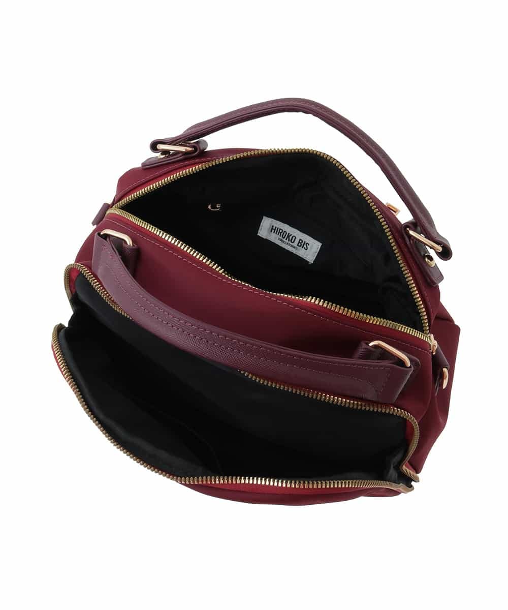 RP5LE15150 HIROKO BIS(ヒロコ ビス) ファスナーディテールバッグ レッド