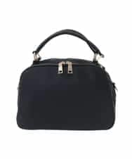 RP5LE15150 HIROKO BIS(ヒロコ ビス) ファスナーディテールバッグ ブラック