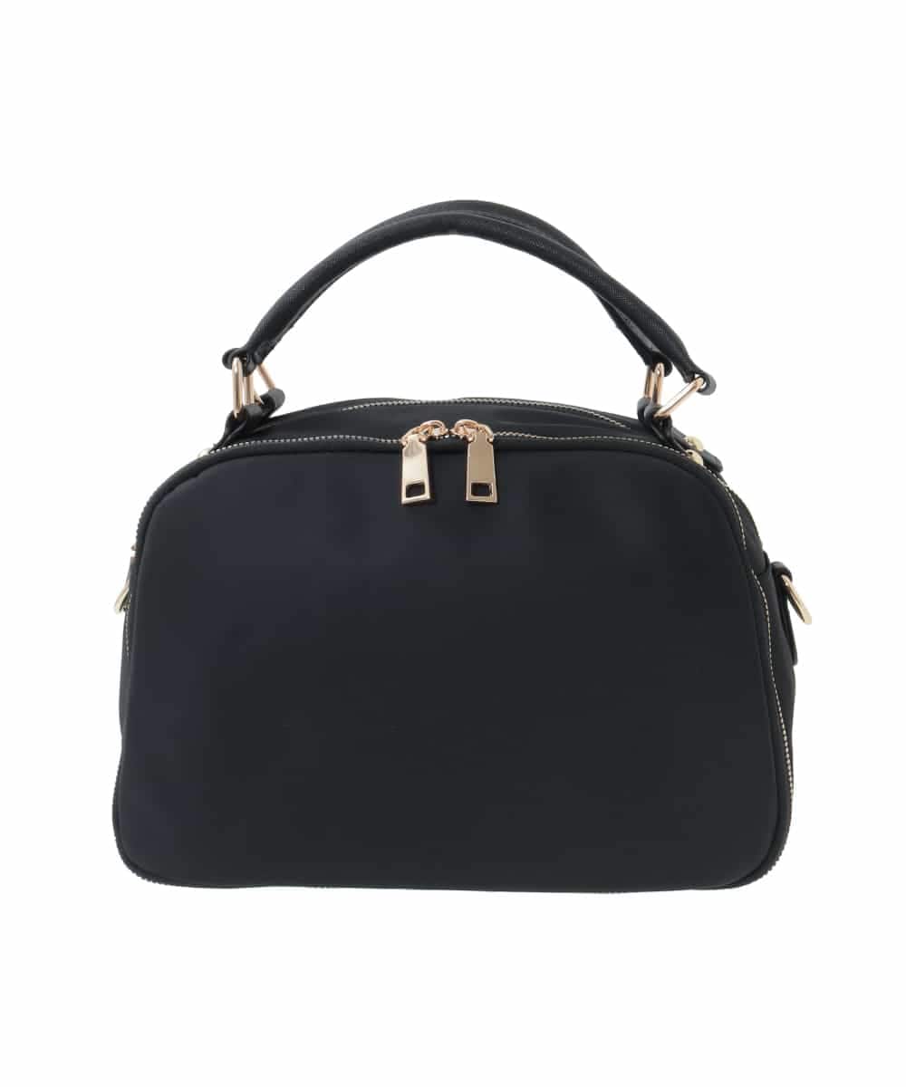 RP5LE15150 HIROKO BIS(ヒロコ ビス) ファスナーディテールバッグ ブラック