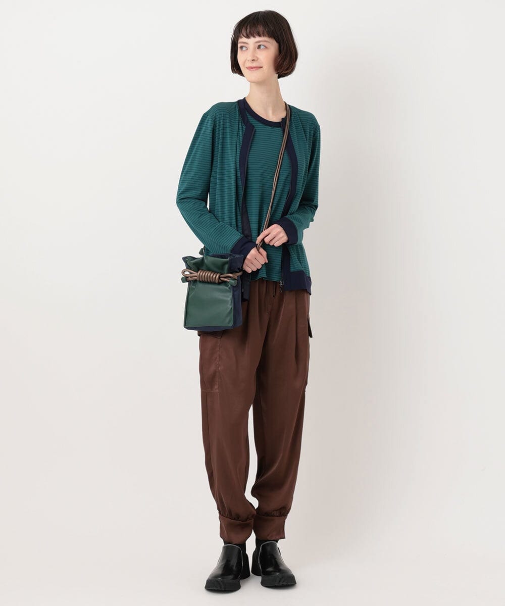 RP5LT05190 HIROKO BIS(ヒロコ ビス) スパイラルデザインショルダーバッグ グリーン
