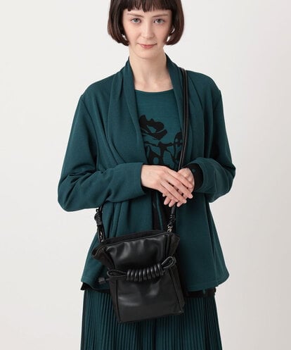 RP5LT05190 HIROKO BIS スパイラルデザインショルダーバッグ
