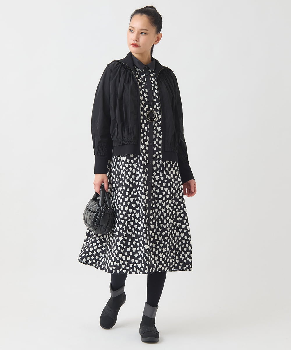RP6AD11180 HIROKO BIS(ヒロコ ビス) スタッズテープニットブーツ グレー
