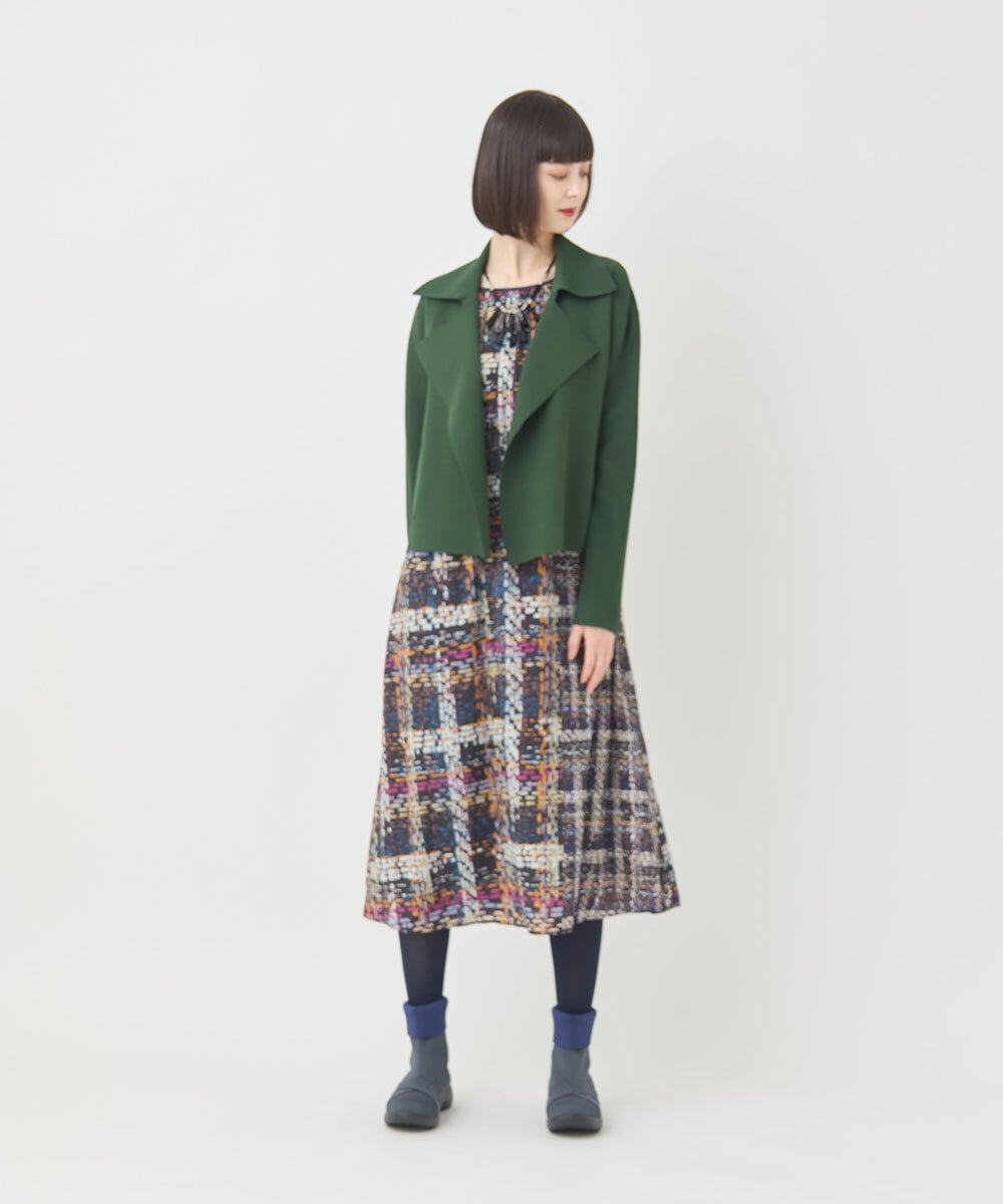 RP6AD11180 HIROKO BIS(ヒロコ ビス) スタッズテープニットブーツ グレー