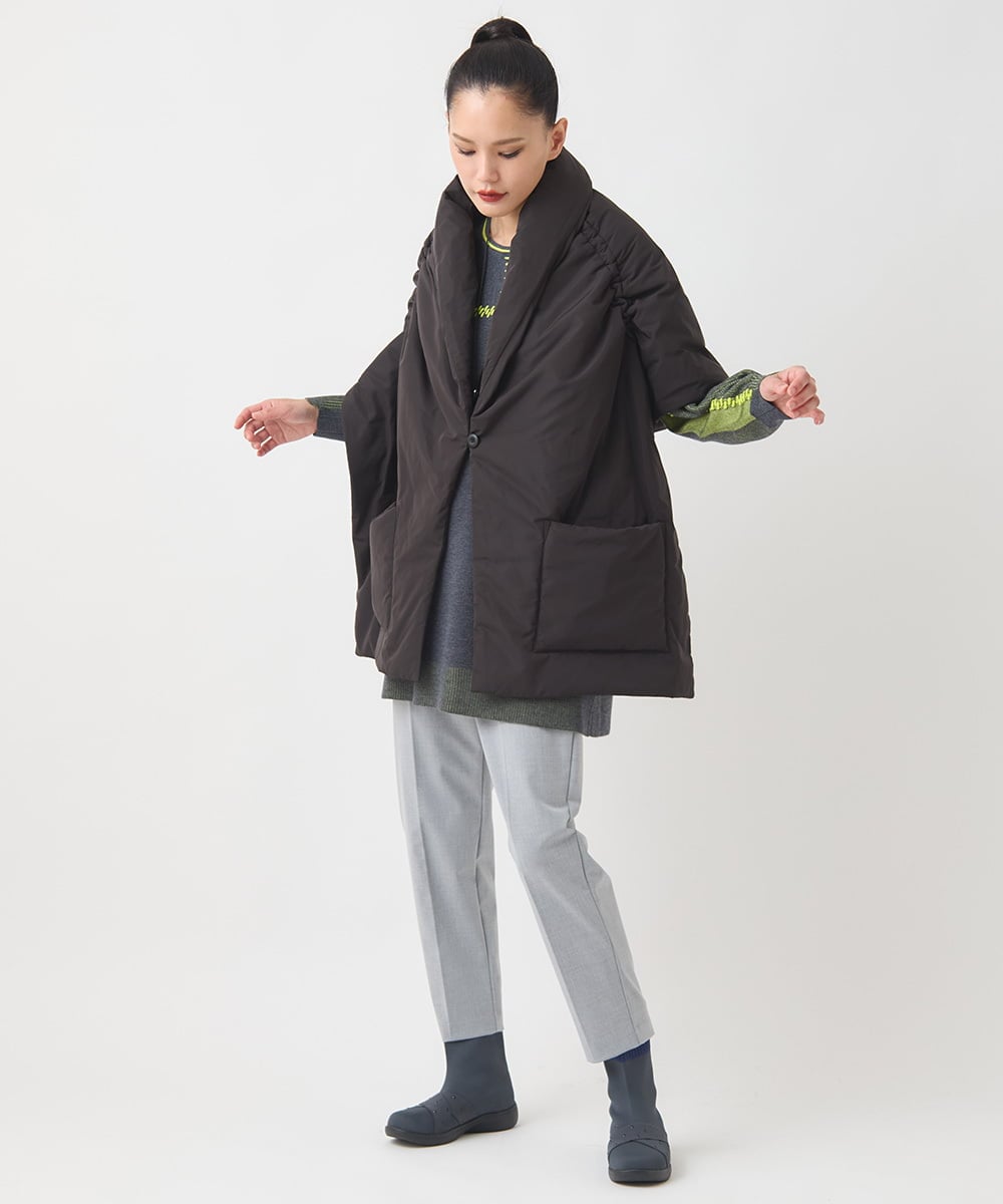 RP6AD11180 HIROKO BIS(ヒロコ ビス) スタッズテープニットブーツ グレー