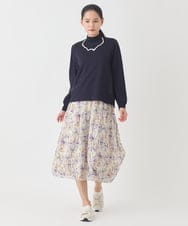 RP6DD13190 HIROKO BIS(ヒロコ ビス) ノットデザインニットスニーカー アイボリー