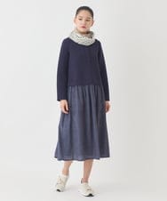 RP6DD13190 HIROKO BIS(ヒロコ ビス) ノットデザインニットスニーカー アイボリー