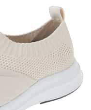 RP6DD13190 HIROKO BIS(ヒロコ ビス) ノットデザインニットスニーカー アイボリー