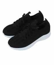 RP6FD11190 HIROKO BIS(ヒロコ ビス) メッシュニットスニーカー ブラック