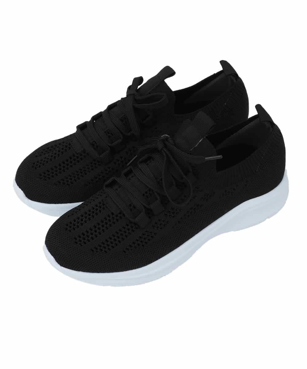 RP6FD11190 HIROKO BIS(ヒロコ ビス) メッシュニットスニーカー ブラック