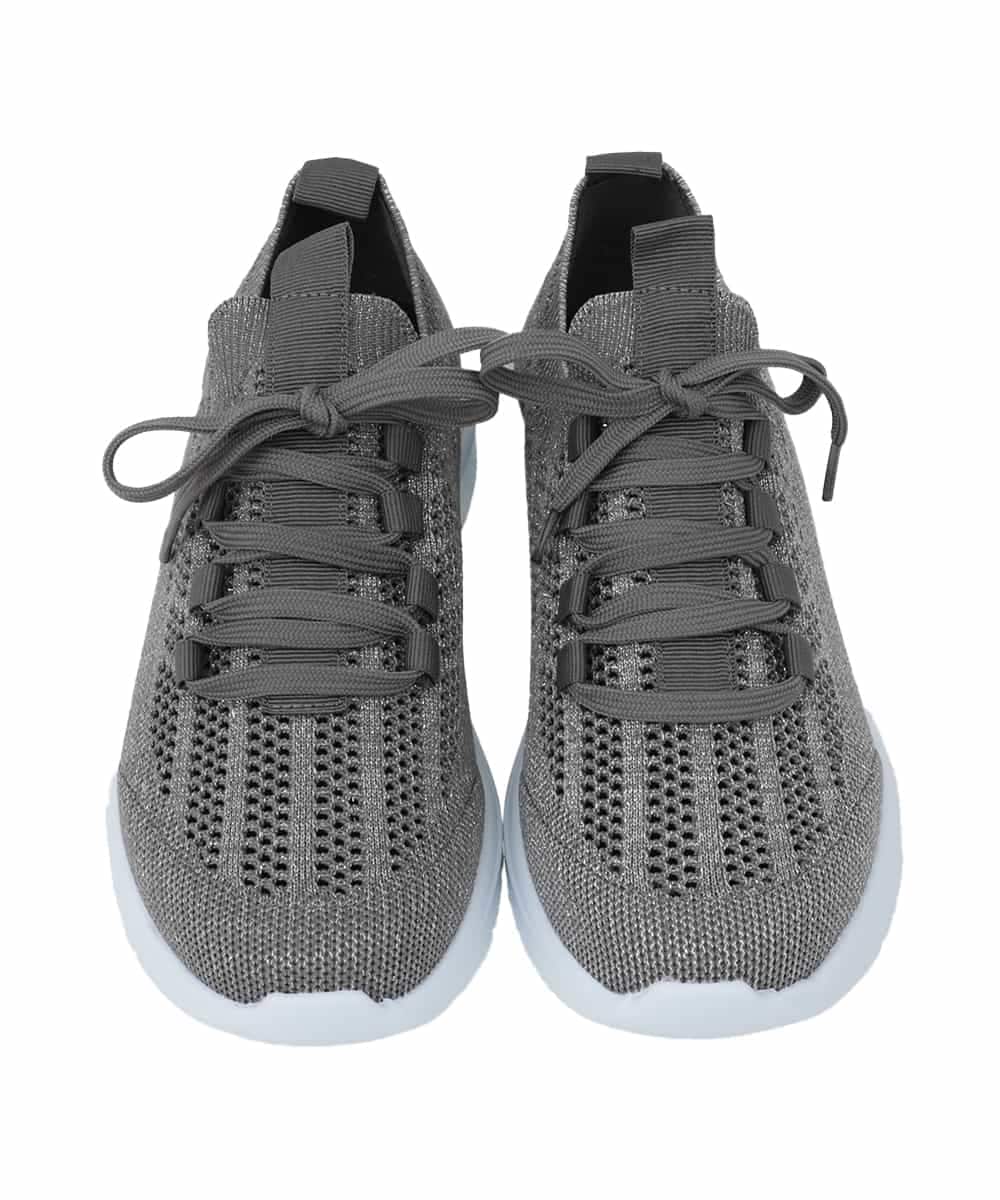 RP6FD11190 HIROKO BIS(ヒロコ ビス) メッシュニットスニーカー シルバー