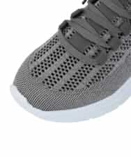 RP6FD11190 HIROKO BIS(ヒロコ ビス) メッシュニットスニーカー シルバー