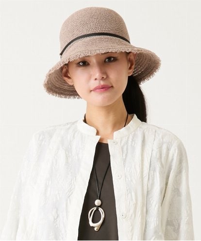 RP7FD01090 HIROKO BIS フリンジブレードハット