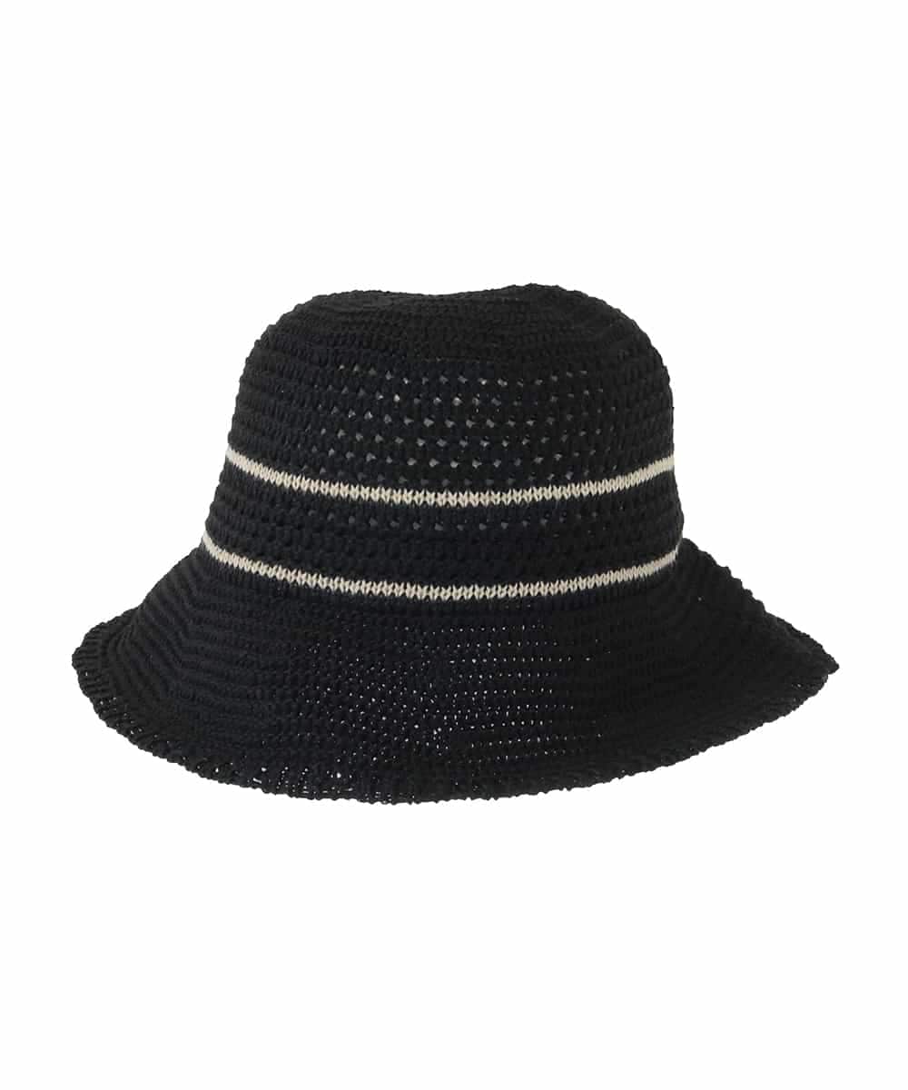 RP7HA01090 HIROKO BIS(ヒロコ ビス) メッシュブレードバケットハット ブラック