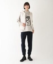 RPYAW10210 HIROKO BIS(ヒロコ ビス) ジップアップコンパクトベスト /洗濯機で洗える アイボリー