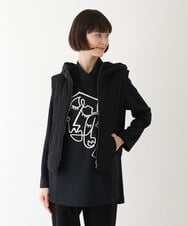 RPYAW10210 HIROKO BIS(ヒロコ ビス) ジップアップコンパクトベスト /洗濯機で洗える ブラック