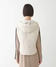 RPYAW10210 HIROKO BIS(ヒロコ ビス) ジップアップコンパクトベスト /洗濯機で洗える アイボリー