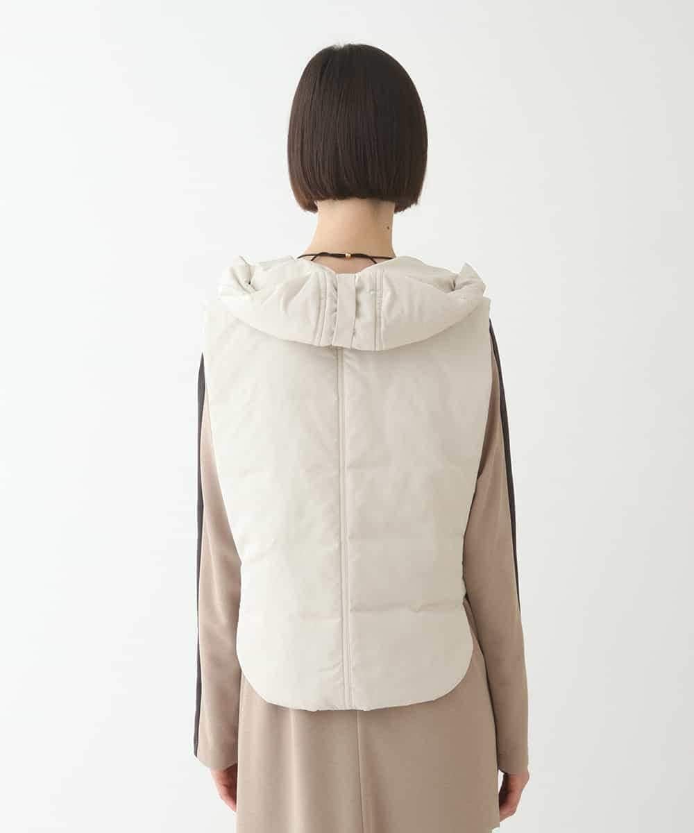RPYAW10210 HIROKO BIS(ヒロコ ビス) ジップアップコンパクトベスト /洗濯機で洗える アイボリー