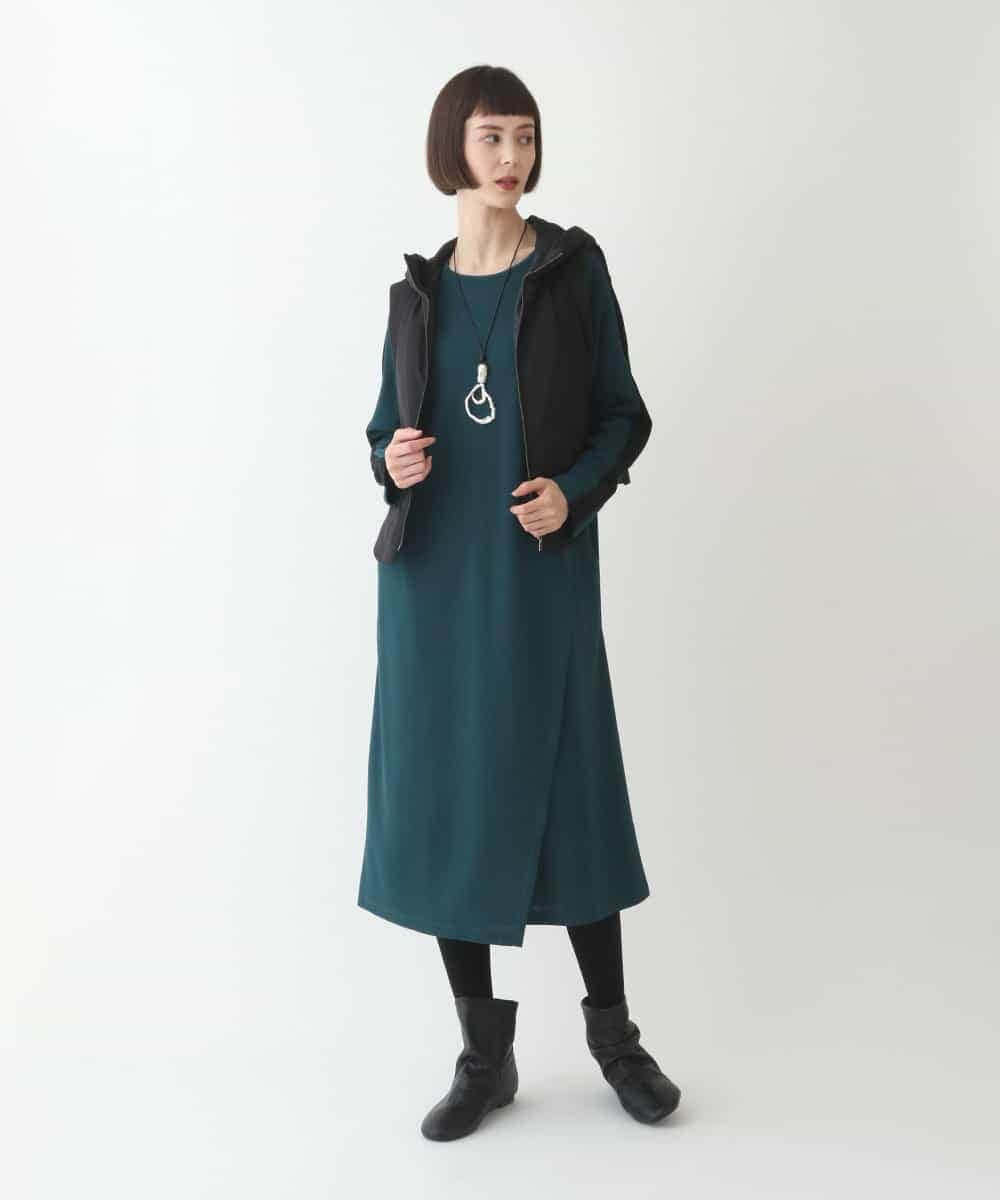 RPYAW10210 HIROKO BIS(ヒロコ ビス) ジップアップコンパクトベスト /洗濯機で洗える アイボリー