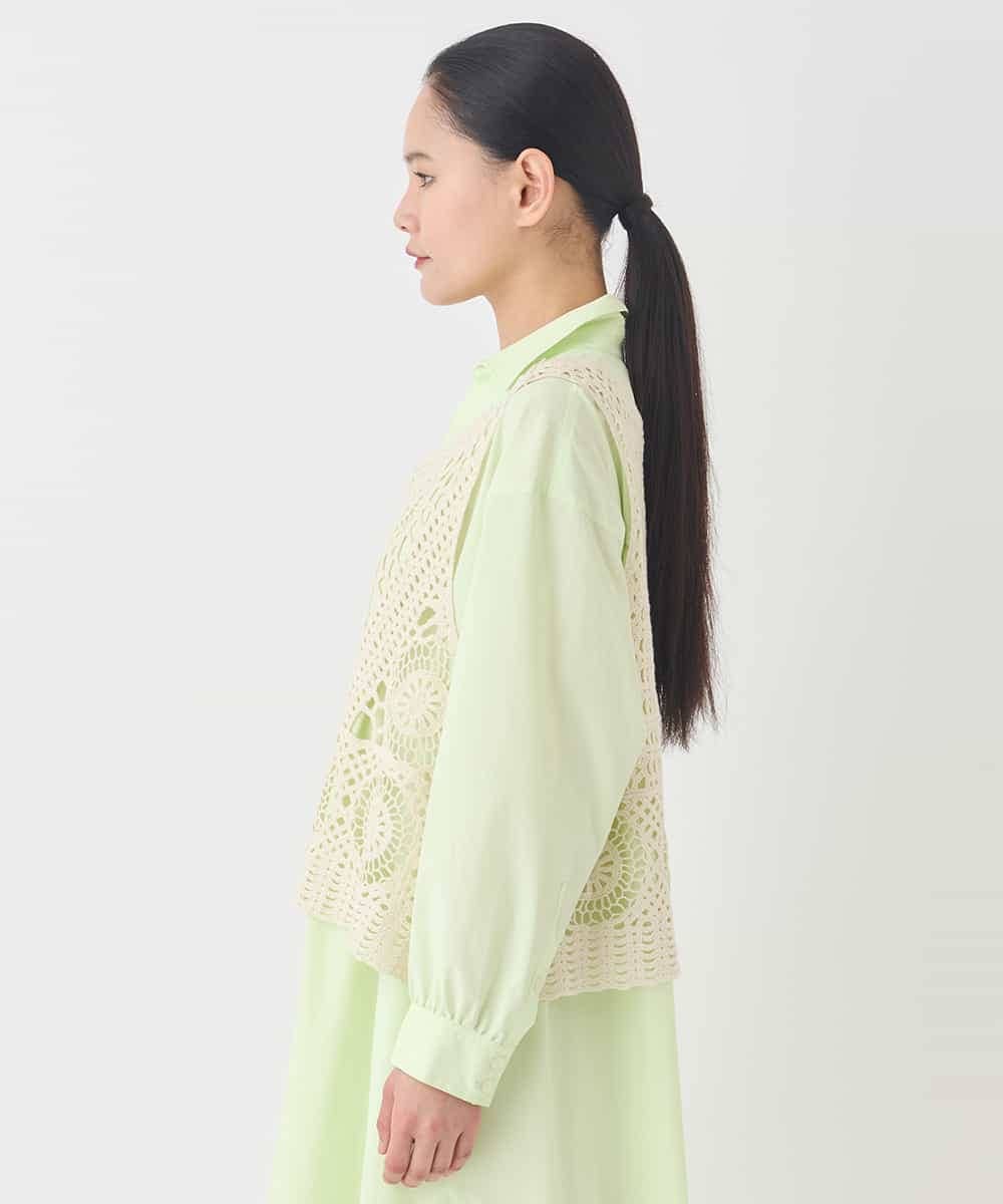 RPYDD14090 HIROKO BIS(ヒロコ ビス) ケミカルレースジレ ベージュ