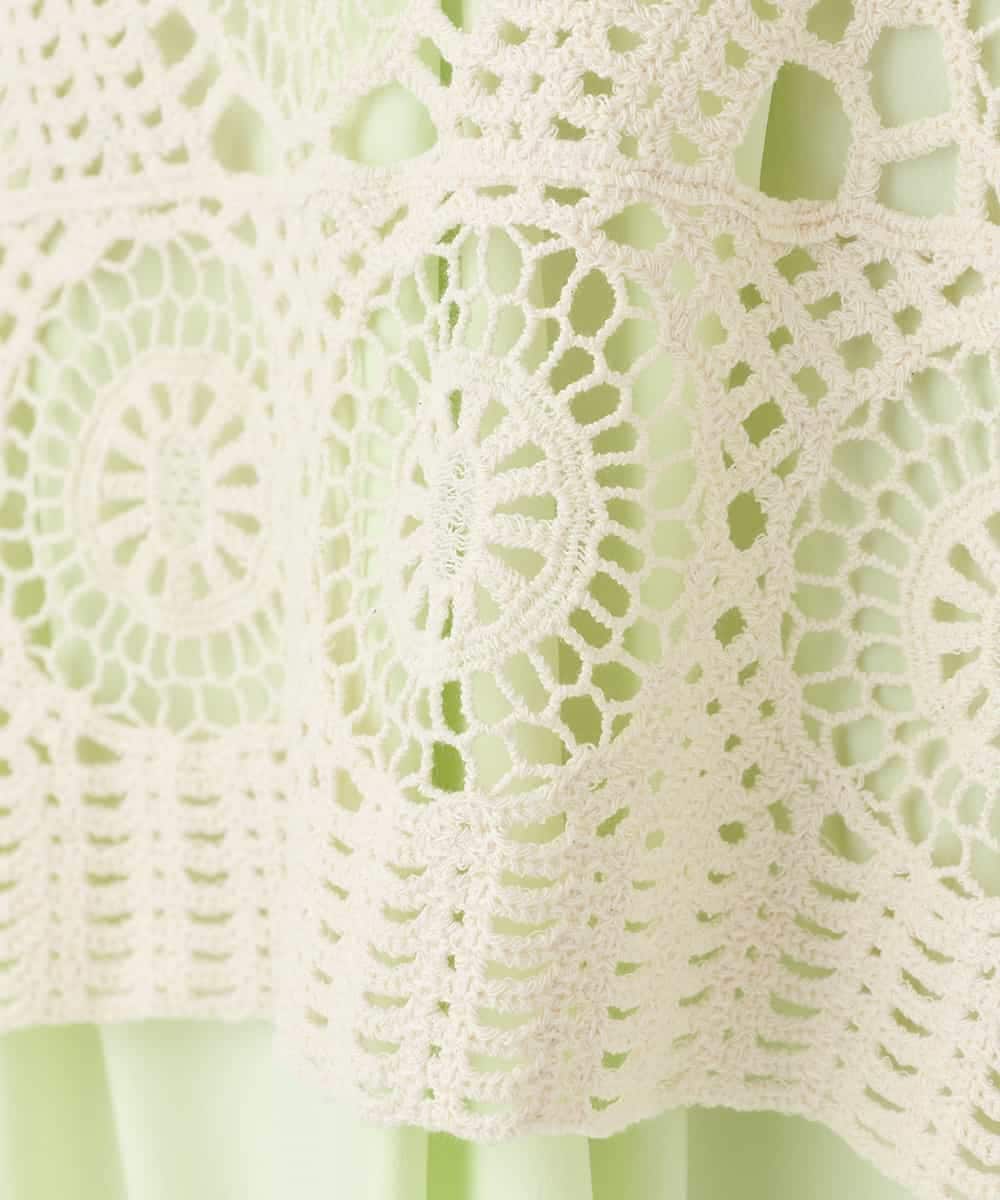 RPYDD14090 HIROKO BIS(ヒロコ ビス) ケミカルレースジレ ベージュ